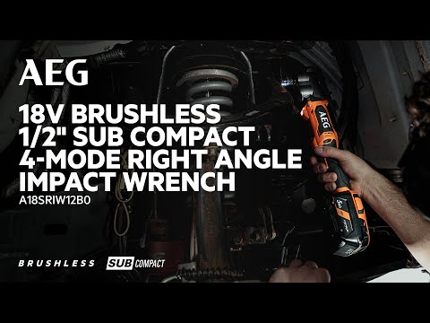 AEG 18V Brushless 18Ga C1 Brad Nailer (A18FCN18GA0) in action 