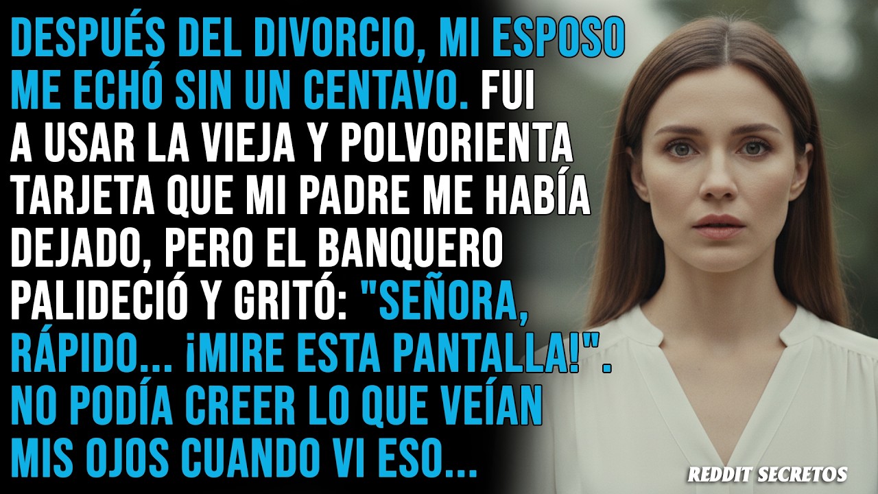 Después de que mi esposo me echó por una modelo más joven, usé la tarjeta 