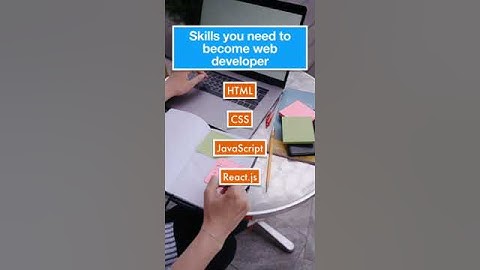 Skills you need to become web developer | Shorts