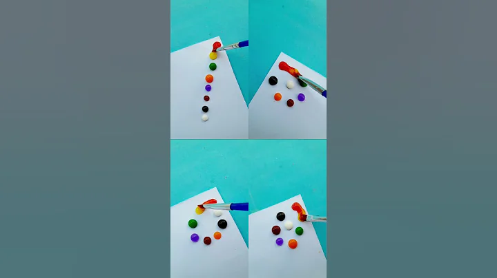 colour mixing 🟣🔵🟢#satisfying #shorts #colors 119