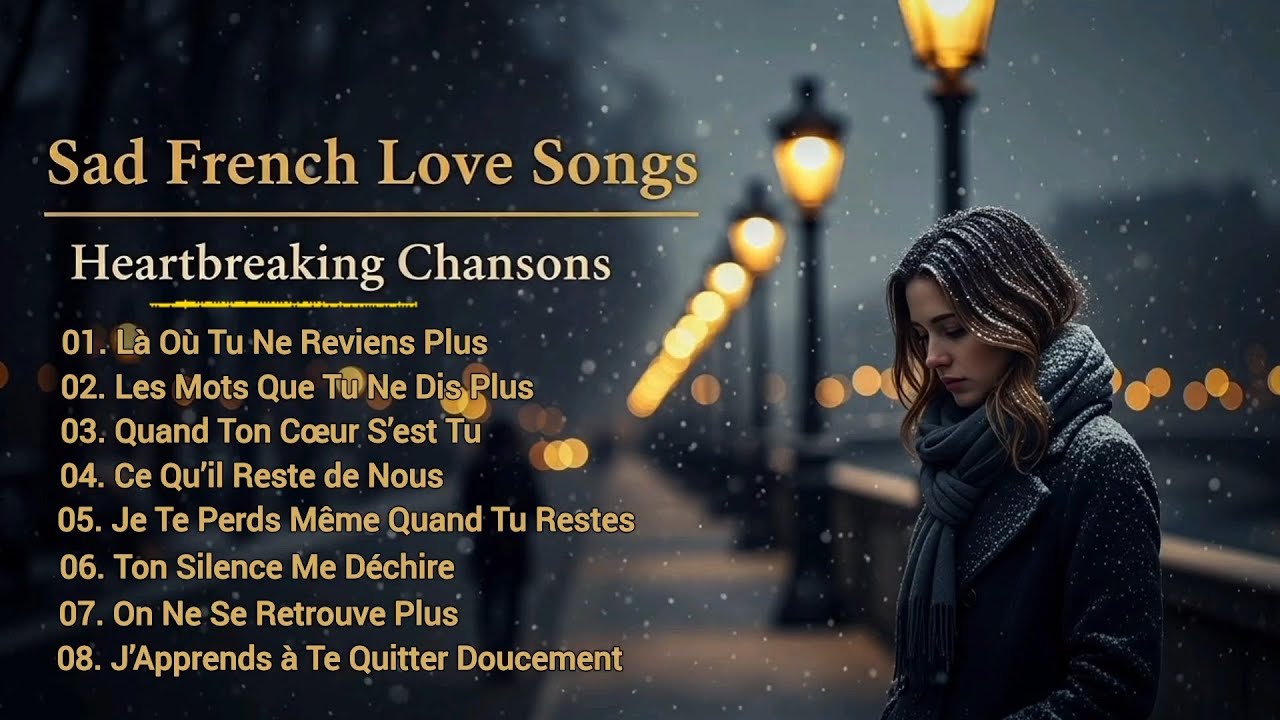 Sad French Love Songs 💔 Heartbreaking Chansons for Broken Hearts | Deep Emotional Playlist