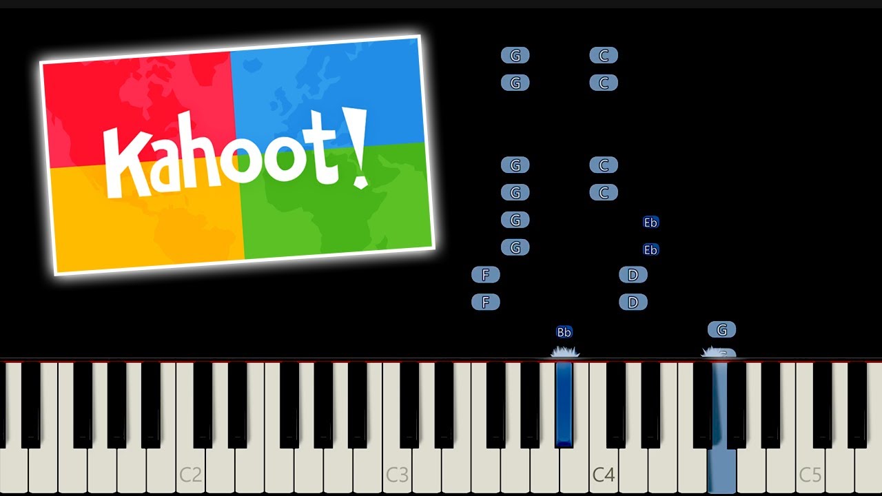 How to Play Kahoot! Lobby Music on Piano YouTube