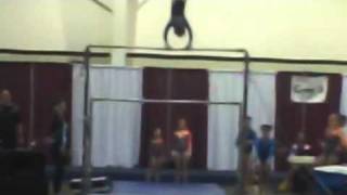 Abigail's first level 7 gymnastics competiton- uneven bars (partial routine)