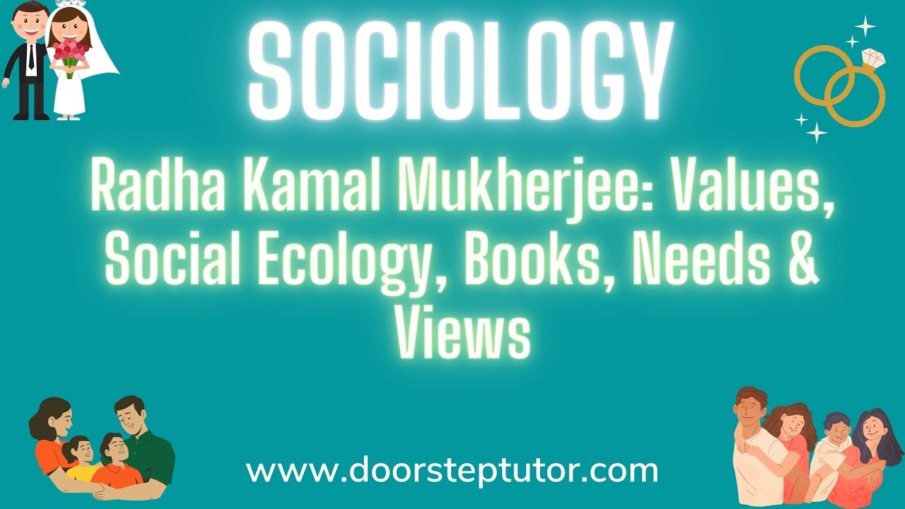 Радха Камал Мукерджи: ценности, социальная экология, книги, потребности и взгляды | Социология