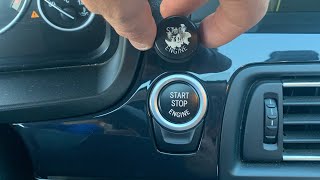 Замена кнопки «старт - стоп» BMW f10 своими руками - Do-it-yourself start-stop button replacement