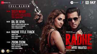 Radhe Movie All Songs Audio Jukebox Salman Khan Disha Patani