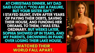 At Christmas Dinner, My Dad Said Loudly: “You’re a Failure, but Your Sister Isn’t”. I Stayed Silent