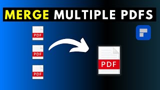 how to combine or merge multiple pdfs into a single pdf using wondershare pdfelement