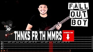【FALL OUT BOY】[ Thnks Fr th Mmrs ] cover by Masuka | LESSON | GUITAR TAB