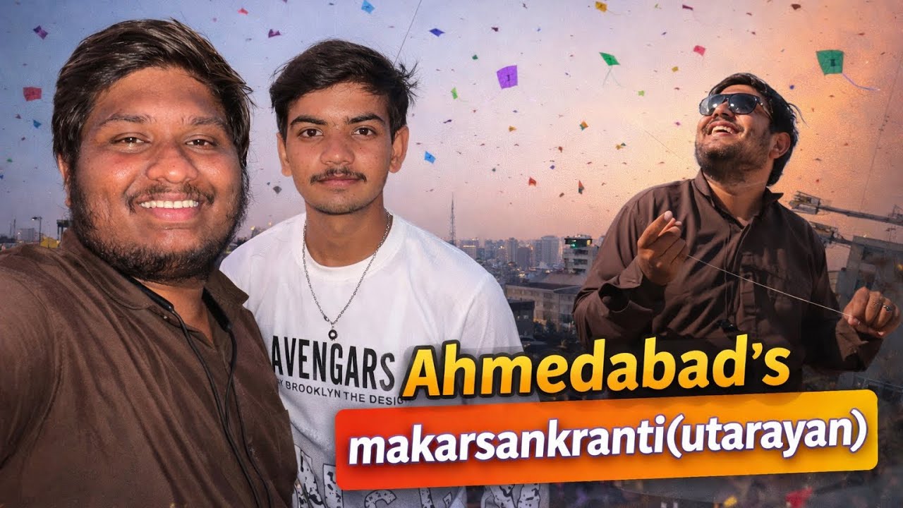 Ahmedabad’s makarsankranti (utarayan )  Day 7/100❤️🪁 ￼