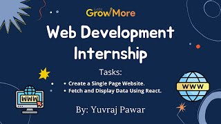 LetsGrowMore Web Development Internship | September 2021 Batch | NodeJS | JavaScript | HTML+CSS