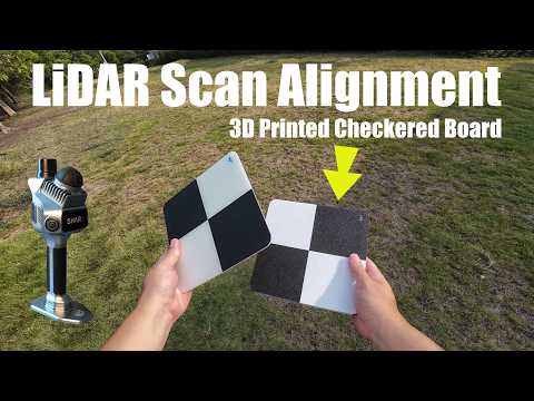 Precise LiDAR Scan Alignment Using Checkered Boards (SHARE S20)