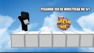 Pegando 100 de winstreak no 1v1 -  #mushmc