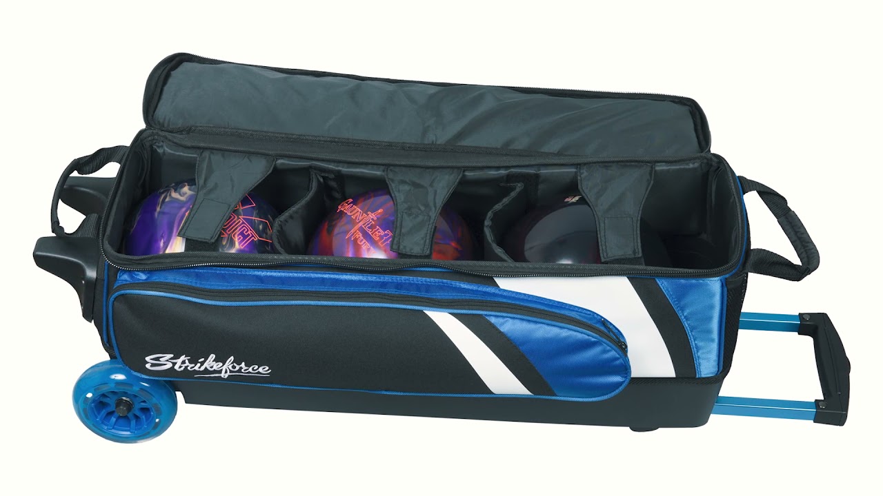 KR Strikeforce Cruiser Triple Roller Bowling Ball Bag