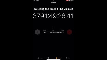 Deleting the timer if i hit 2k likes