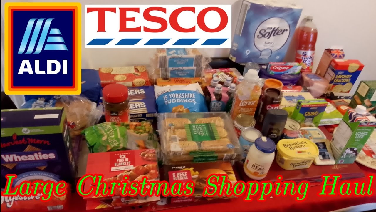 Большая подборка рождественских покупок из Aldi и Tesco!