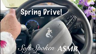 ASMR Peaceful Spring Drive! (SOFT SPOKEN VERSION) Relaxing Ride Through Town & Country~Nature Sounds screenshot 3