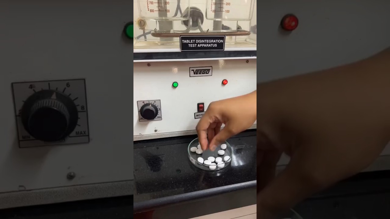 TABLET DISINTEGRATION TEST APPARATUS | How tablet are tested in Pharmaceutical industry 