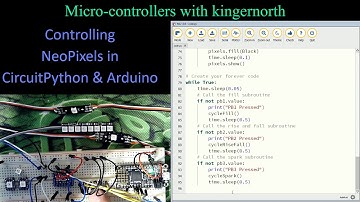 Controlling NeoPixels in CircuitPyton & Arduino