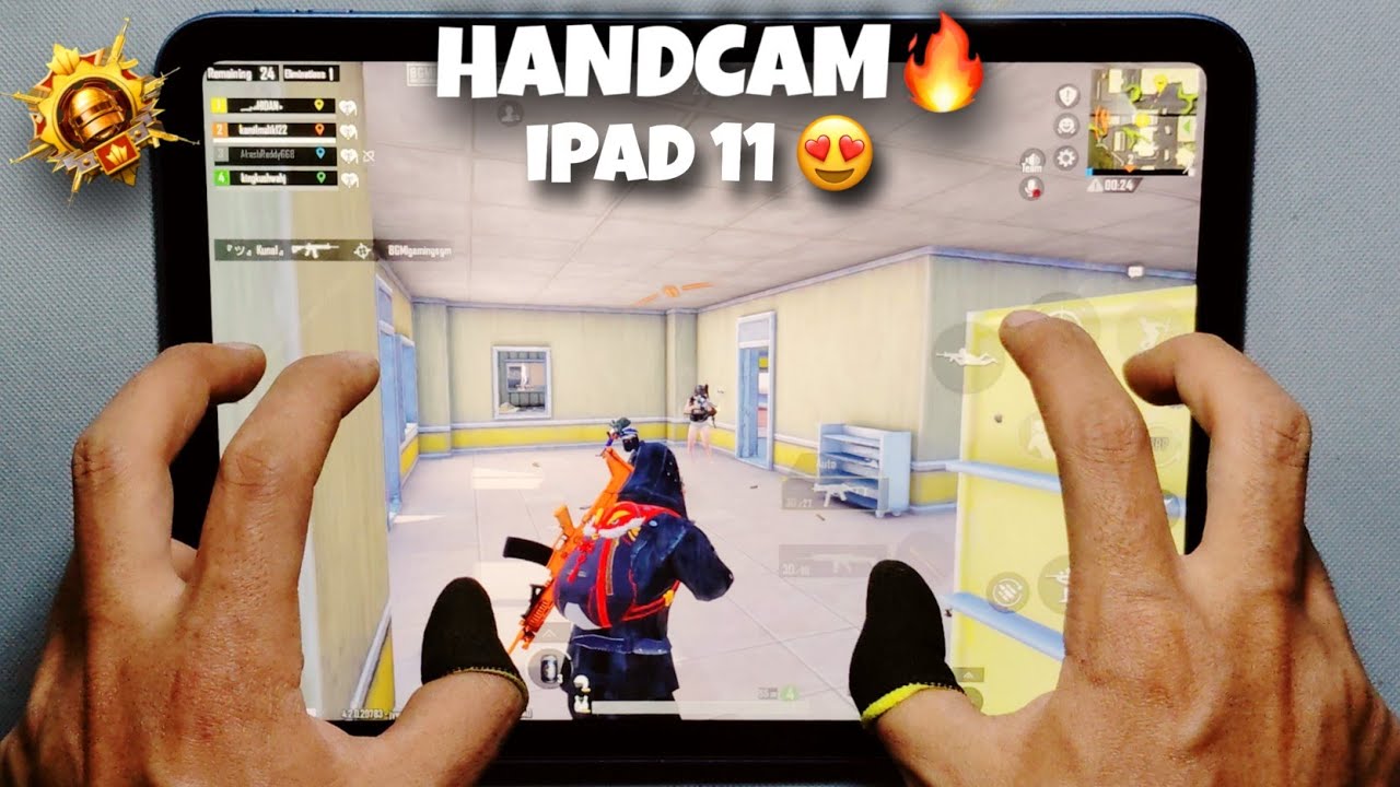 iPad 11th generation BGMI test with HANDCAM