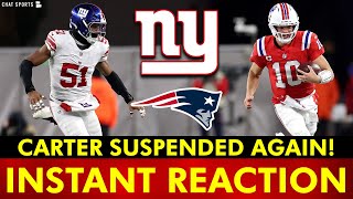 The Ny Giants Have An Abdul Carter Problem Fire Joe Schoen Giants Vs. Patriots News