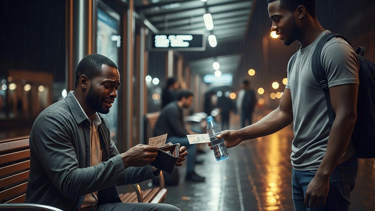 Миллионер потерял всё… Пока его не спас незнакомец на автовокзале.