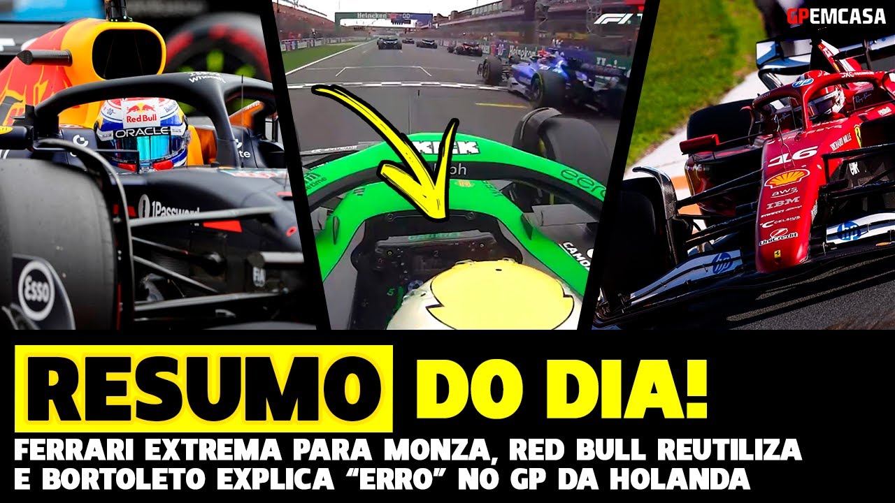 Resumo Do Dia: Ferrari Extrema, Red Bull Reaproveita E Bortoleto Explica | Fórmula 1 | Gp Em Casa
