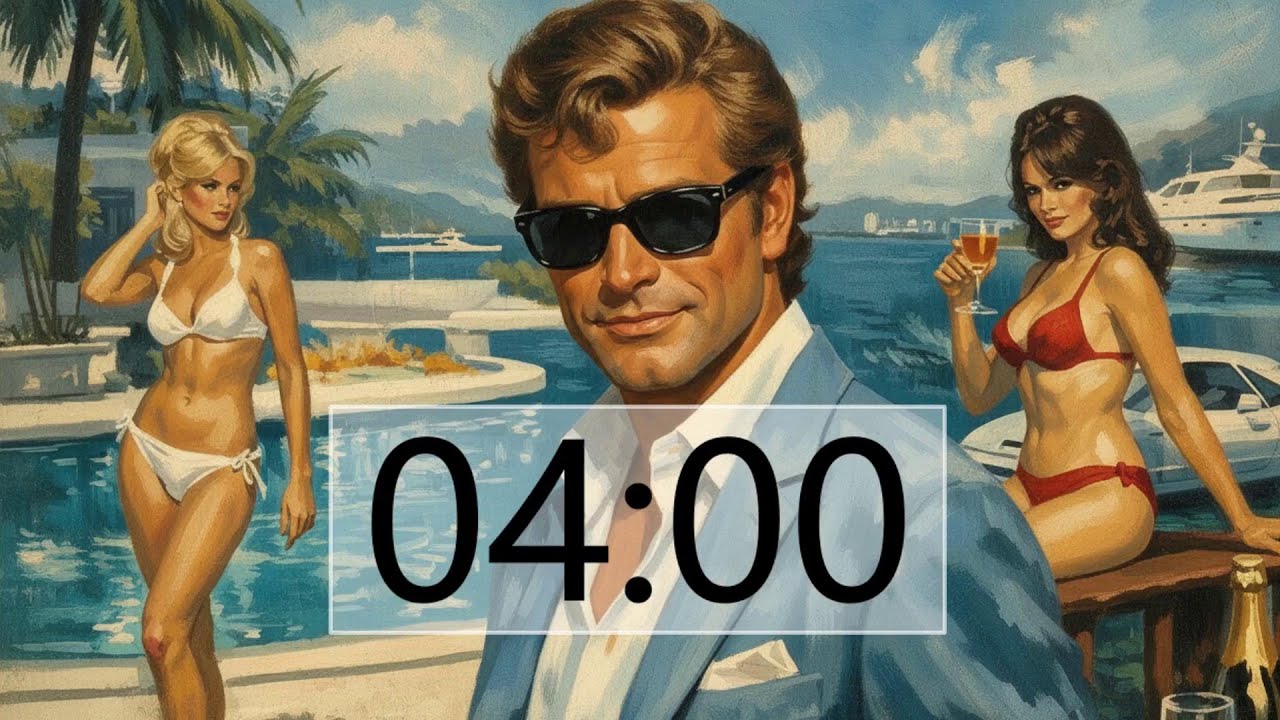 4 Minute Timer (A SLEEK AFFAIR Smooth Operator + Sound Notification at Zero)