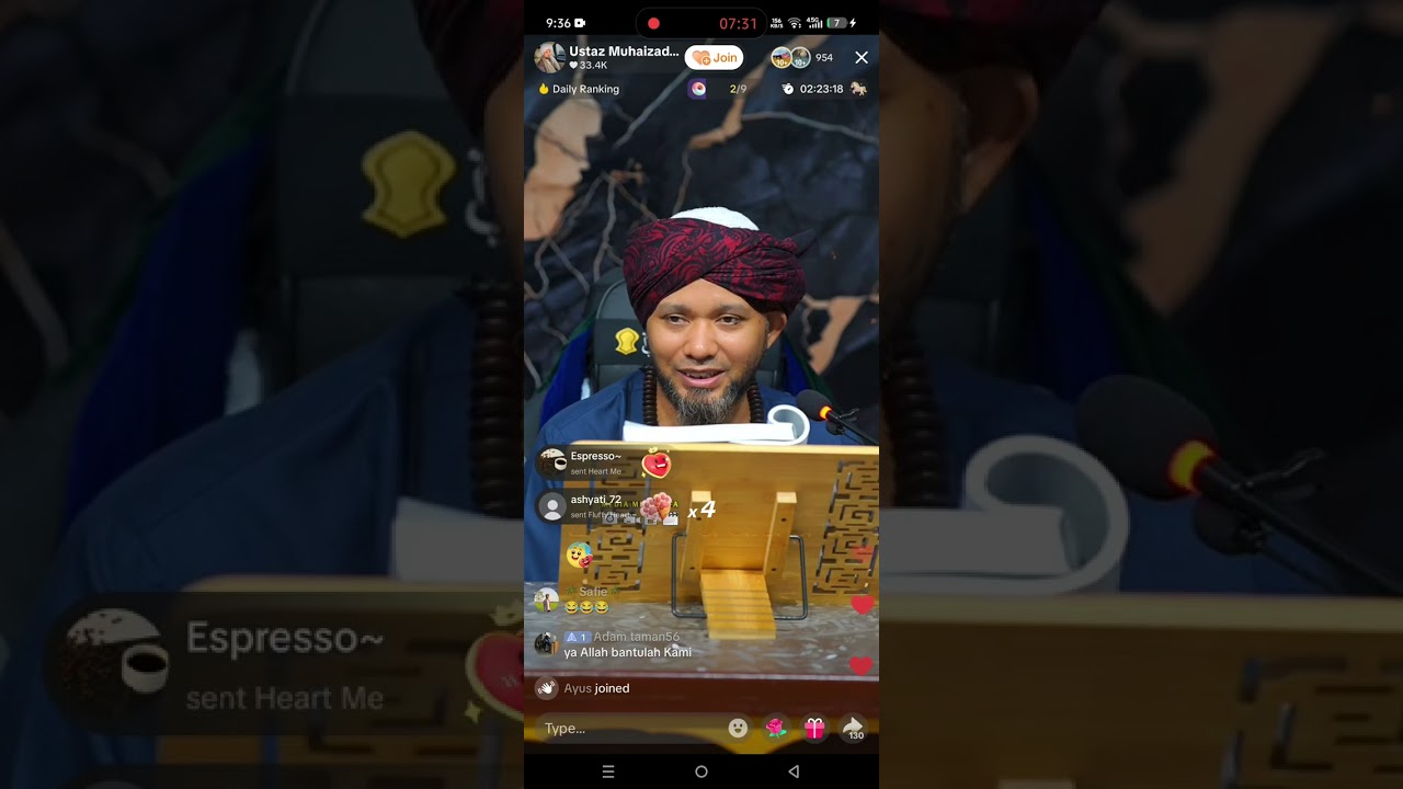 LIVE USTAZ MUHAIZAD AL-YAMANI (16/2/2026) ISNIN