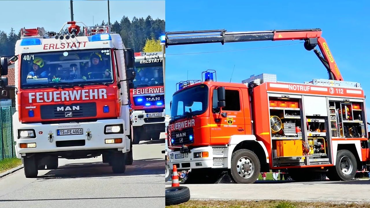 [THL5 Busunfall] Großübung in Erlstätt - Feuerwehr & Rettungsdienst im Großeinsatz