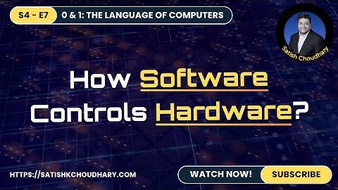 How Software Controls Hardware? S4-E7 | In Simple Terms with Satish Choudhary