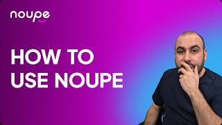 How to Use Noupe Chatbot & Embed on Your Website screenshot 3