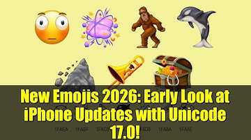 New Emojis 2026: Early Look at iPhone Updates with Unicode 17.0!