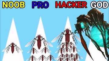 NOOB vs PRO vs HACKER vs GOD in Moshquito