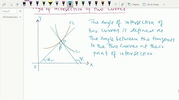 Differentiation : - ( Angle of intersection of two curves ; Solving problems ) - 74.