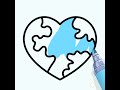# How to draw hearts#erath#easydrawing#styal#if you like my video and subscribe my youtube channel#