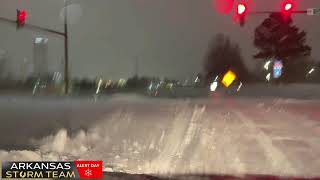 🔴 Winter storm driving conditions around Little Rock. Wealth