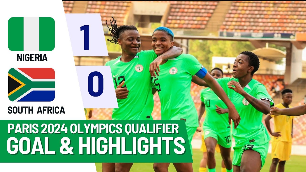 Nigeria Super Falcons 1 VS 0 South Africa - Goal & Highlight - 2024 ...