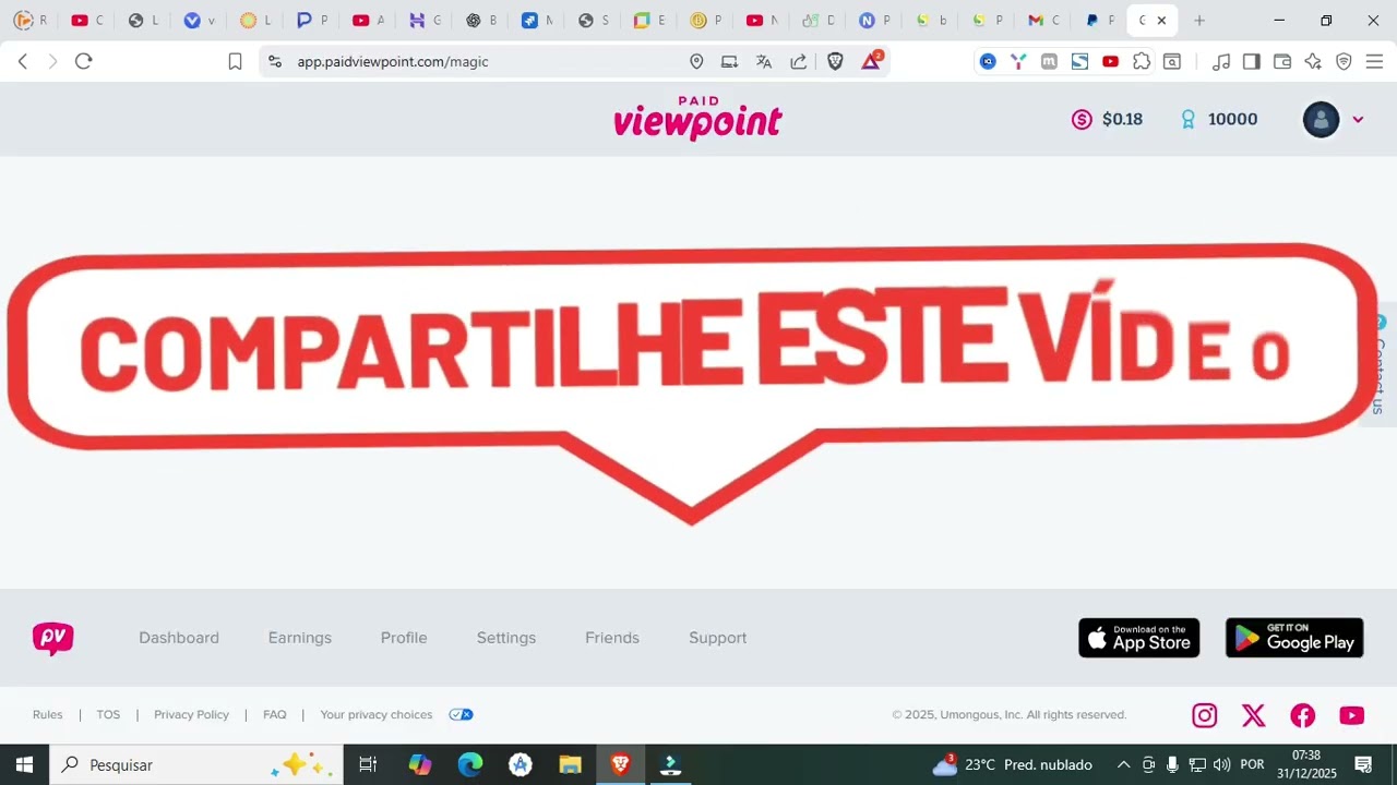 PaidViewPoint Paga Mesmo - +1 Pagamento no PayPal de 43 Reais
