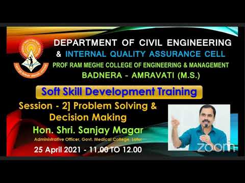 Soft Skill Development - Shri Magar - Latur - Sunday 11.00 Meeting