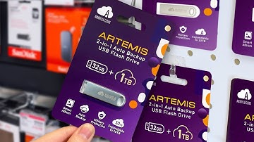 Amaryllo Artemis | High-performance pocket-size flash drive with automatic back to cloud!