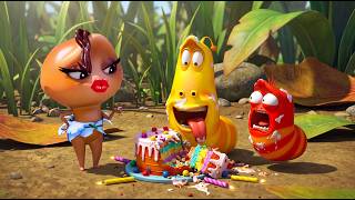 LARVA Season 3: One Cake, a Thousand Problems🧁Yellow and Red Pranks | Animation Comedy | FUNNY ANIME