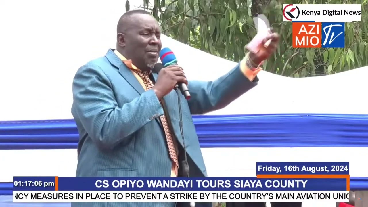 'Saa hizi ninatangaza Ruto blindly,' Hilarious Ugunja Man tells CS Wandayi (Translated Version)