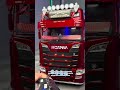 The interior blue cabin LED on the Scania 770S tractor truck is actually fire 😳🔥