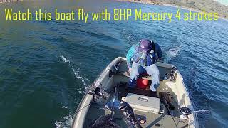Sundolphin Pro 120 with 8HP Mercury 4 strokes
