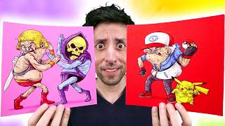 ¡Este ARTISTA hizo VIEJITOS a mis PERSONAJES FAVORITOS!