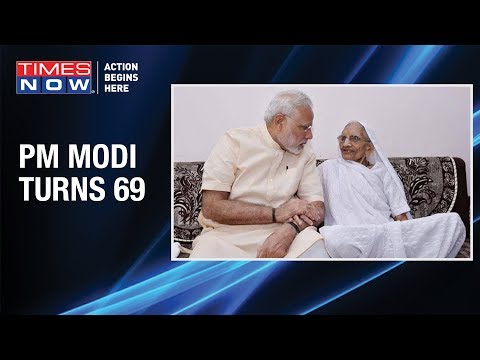 PM Narendra Modi turns 69 today; visits his mother to seek blessings