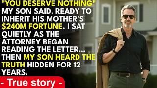 Full You Deserve Nothing, Dad' My Son Sneered — Then Ex-Wife's $240M Will Was Opened and the Lawyer Sa… Update