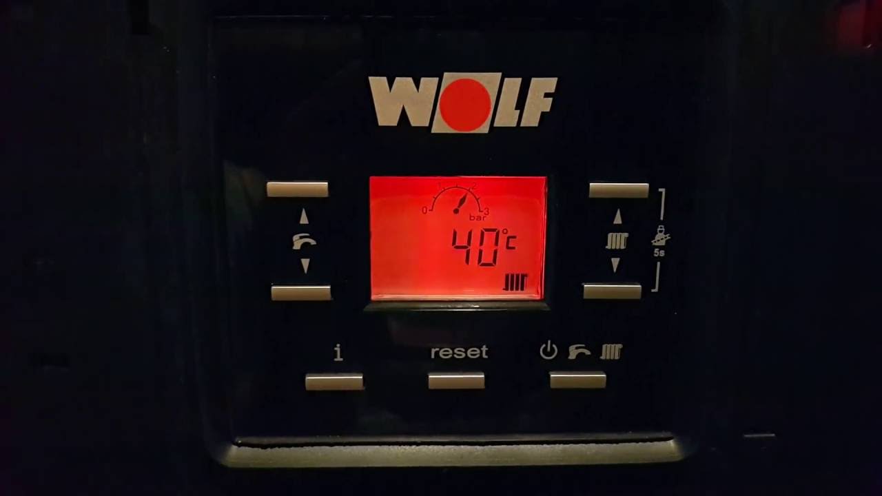 Wolf FGB-28 Regulacja / Control / Regulation - YouTube