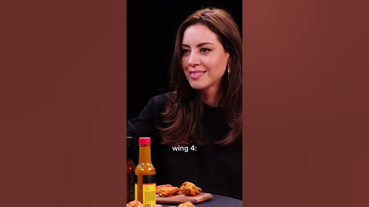 Aubrey Plaza's reaction to every wing on Hot Ones 🥛